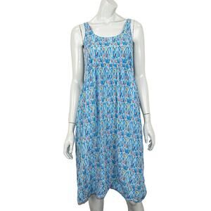 Ilana Kohn Blue and White Patterned Dress